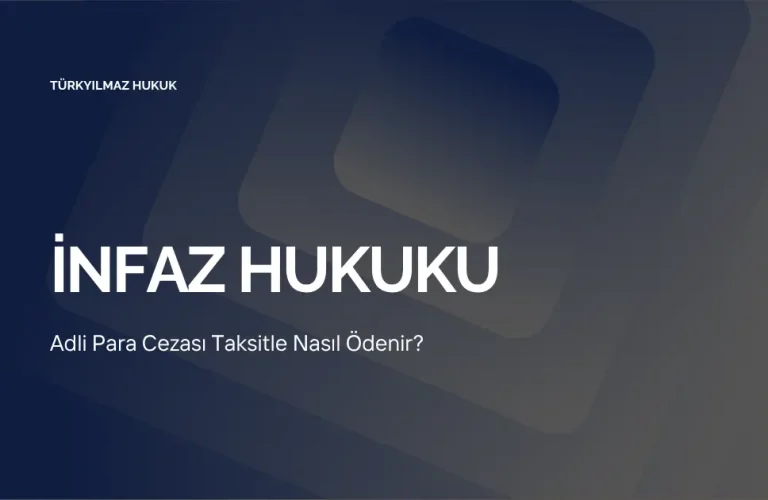 Adli Para Cezası Taksitle Nasıl Ödenir